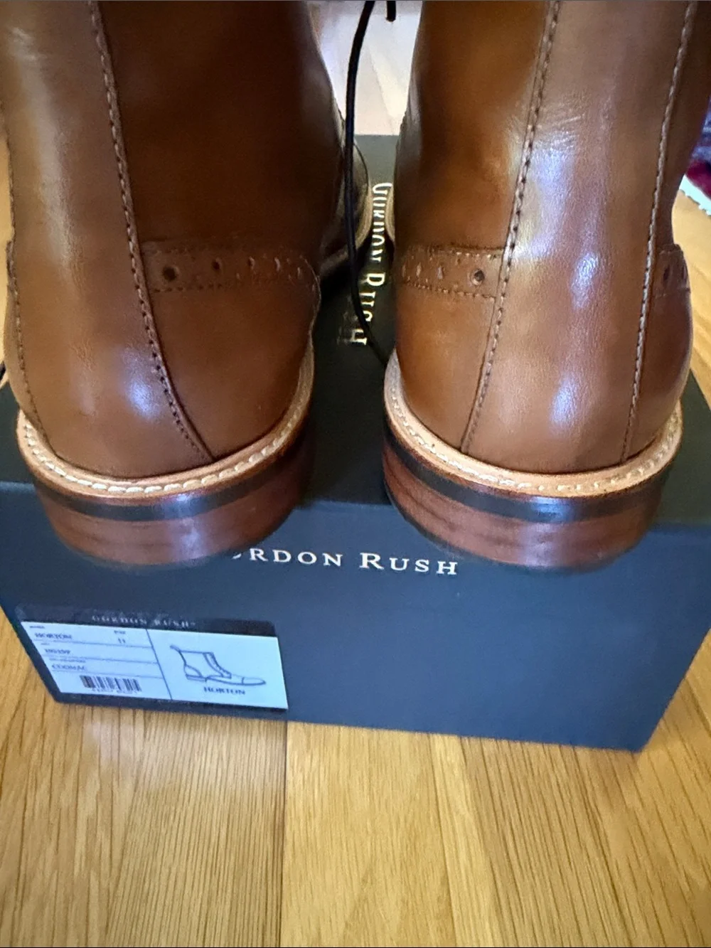 Nearly new Gordon Rush leather lace-up boots